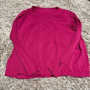 Pink Lululemon workout top